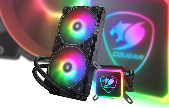  Water Cooler Gamer Cougar Aqua 240, ARGB 240mm